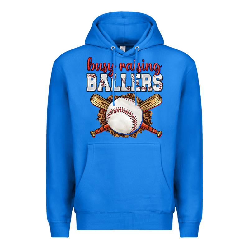 Busy Raising Ballers Baseball Premium Hoodie by texasbilliewilder | Teevron