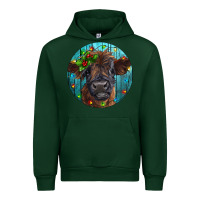 Foreset Green Calf Christmas Urban Hoodie - RanaPortraitStore