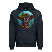 Navy Calf Christmas Urban Hoodie - RanaPortraitStore