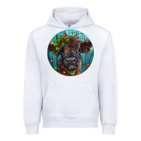 White Calf Christmas Urban Hoodie - RanaPortraitStore
