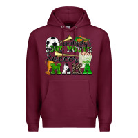 Burgundy somebody's loud mouth soccer mama Premium Hoodie - Zillion Design Studio