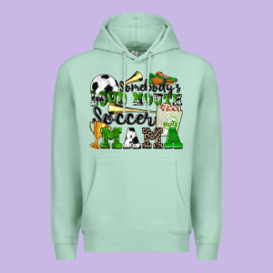 Somebody's Loud Mouth Soccer Mama Premium Hoodie Designed By Zillion Design Studio