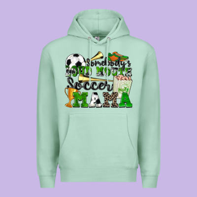 Somebody's Loud Mouth Soccer Mama Premium Hoodie Designed By Zillion Design Studio