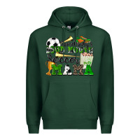 Sports Green somebody's loud mouth soccer mama Premium Hoodie - Zillion Design Studio