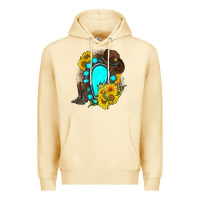 Pina Colada western turquoise gemstone Premium Hoodie - Zillion Design Studio
