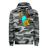 Slate Camo western turquoise gemstone Premium Hoodie - Zillion Design Studio