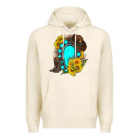 Tofu western turquoise gemstone Premium Hoodie - Zillion Design Studio