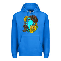 True Royal western turquoise gemstone Premium Hoodie - Zillion Design Studio