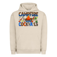 Pigment French Oak campfire and cocktails Urban Hoodie - texasbilliewilder