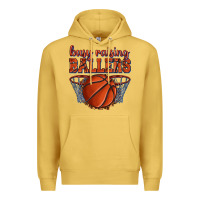 Antique Gold busy raising ballers basketball Premium Hoodie - texasbilliewilder