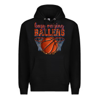 Black busy raising ballers basketball Premium Hoodie - texasbilliewilder