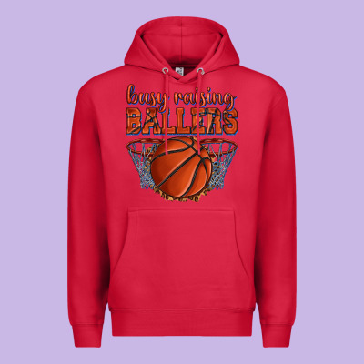 Busy Raising Ballers Basketball Premium Hoodie Designed By Texasbilliewilder