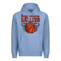 Colony Blue busy raising ballers basketball Premium Hoodie - texasbilliewilder