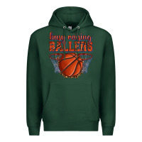 Sports Green busy raising ballers basketball Premium Hoodie - texasbilliewilder