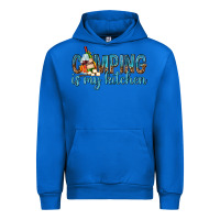 Cobalt camping is my kitchen with wine Urban Hoodie - texasbilliewilder