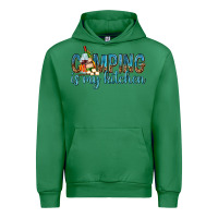 Emerald camping is my kitchen with wine Urban Hoodie - texasbilliewilder
