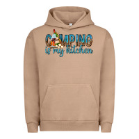 Pigment Burro camping is my kitchen with wine Urban Hoodie - texasbilliewilder