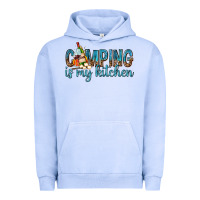 Pigment Grape Ice camping is my kitchen with wine Urban Hoodie - texasbilliewilder