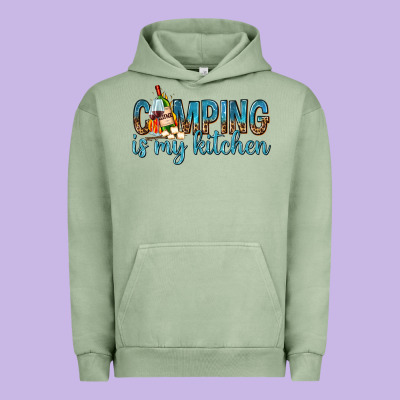 Urban Hoodie camping is my kitchen with wine