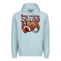Blue Mist busy raising ballers football Premium Hoodie - texasbilliewilder