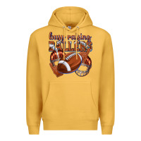 Mustard busy raising ballers football Premium Hoodie - texasbilliewilder