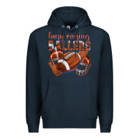 Navy busy raising ballers football Premium Hoodie - texasbilliewilder