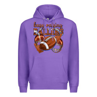 Purple busy raising ballers football Premium Hoodie - texasbilliewilder