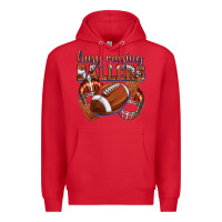 Red busy raising ballers football Premium Hoodie - texasbilliewilder
