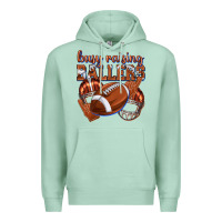 Seafoam busy raising ballers football Premium Hoodie - texasbilliewilder