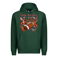 Sports Green busy raising ballers football Premium Hoodie - texasbilliewilder