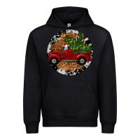 Black Farm Truck Christmas Urban Hoodie - RanaPortraitStore