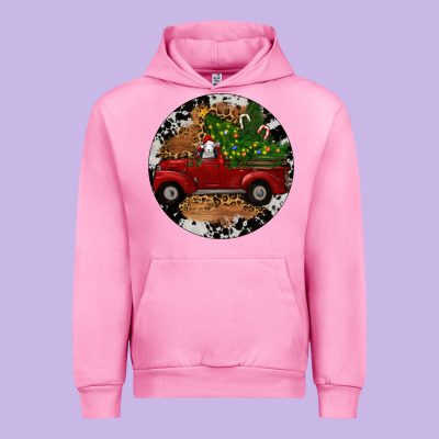 Urban Hoodie Farm Truck Christmas