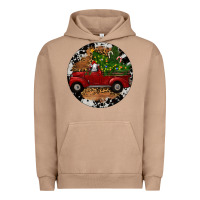 Pigment Burro Farm Truck Christmas Urban Hoodie - RanaPortraitStore