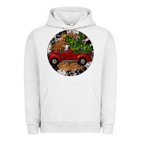 Pigment Lunar Rock Farm Truck Christmas Urban Hoodie - RanaPortraitStore