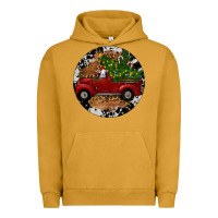 Pigment Peanut Butter Farm Truck Christmas Urban Hoodie - RanaPortraitStore