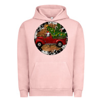 Pigment Salmon Farm Truck Christmas Urban Hoodie - RanaPortraitStore