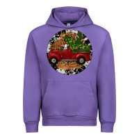 Tulip Farm Truck Christmas Urban Hoodie - RanaPortraitStore