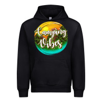 Black camping vibes Urban Hoodie - texasbilliewilder