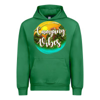 Emerald camping vibes Urban Hoodie - texasbilliewilder