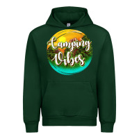 Forest Green camping vibes Urban Hoodie - texasbilliewilder