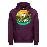 Mauve Wine camping vibes Urban Hoodie - texasbilliewilder