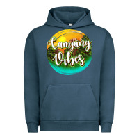Pigment Midnight Navy camping vibes Urban Hoodie - texasbilliewilder