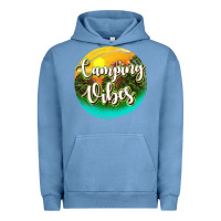 Pigment Pebble Blue camping vibes Urban Hoodie - texasbilliewilder