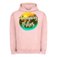Pigment Salmon camping vibes Urban Hoodie - texasbilliewilder
