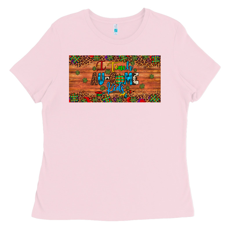 I Teach Au Some Kids License Plate Ladies Tee by Artiststas | Teevron