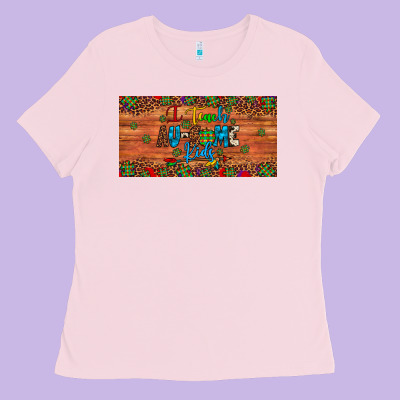 I Teach Au Some Kids License Plate Ladies Tee Designed By Artiststas