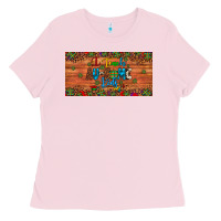 Bubblegum Pink i teach au some kids license plate Ladies Tee - Artiststas