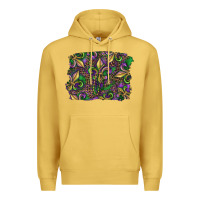 Antique Gold Mardi Gras Fleur De Lis Premium Hoodie - RanaPortraitStore