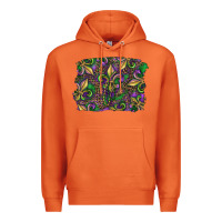 Carrot Mardi Gras Fleur De Lis Premium Hoodie - RanaPortraitStore
