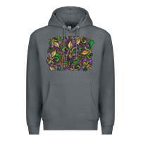 Rock Mardi Gras Fleur De Lis Premium Hoodie - RanaPortraitStore